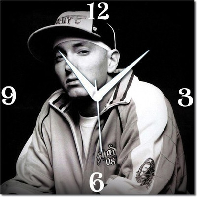 70% OFF on WebPlaza Eminem Analog Wall Clock Multicolor