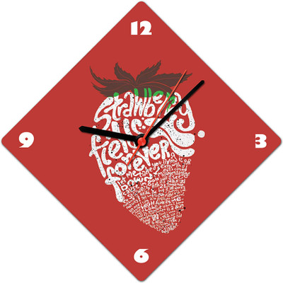 40% OFF on Lovely Collection Strawberry love forever Analog Wall Clock Multicolor 40% OFF on Lovely Collection Strawberry love forever Analog Wall Clock Multicolor