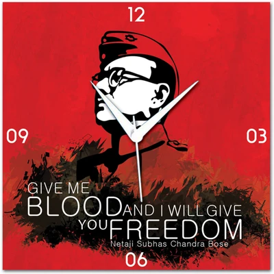 72% OFF on Amore Give Me Blood Analog Wall Clock Multicolor