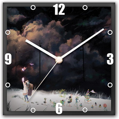 41% OFF on StyBuzz Painting Art Black Analog Wall Clock Multicolor 41% OFF on StyBuzz Painting Art Black Analog Wall Clock Multicolor