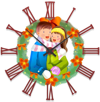 28% OFF on Ellicon 49 Love Couple Analog Wall Clock White 28% OFF on Ellicon 49 Love Couple Analog Wall Clock White