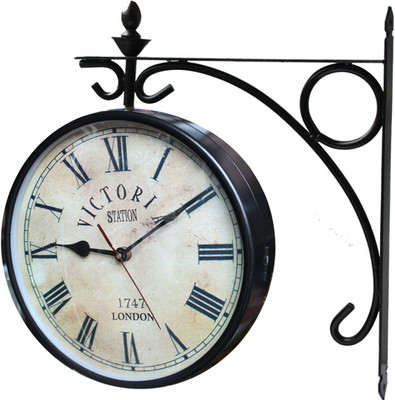 E-Studio Victoria Analog Wall Clock Black E-Studio Victoria Analog Wall Clock Black