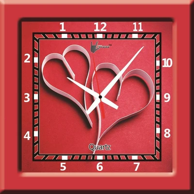 55% OFF on Lycans aNTI 0123 Analog Wall Clock Red