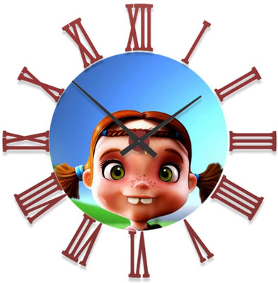 23% OFF on Ellicon B8 Funny Cartoon Girl Face Analog Wall Clock Multicolor 23% OFF on Ellicon B8 Funny Cartoon Girl Face Analog Wall Clock Multicolor