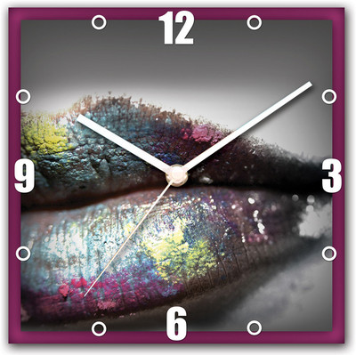 54% OFF on StyBuzz Coloured Lips Analog Wall Clock Multi Color 54% OFF on StyBuzz Coloured Lips Analog Wall Clock Multi Color
