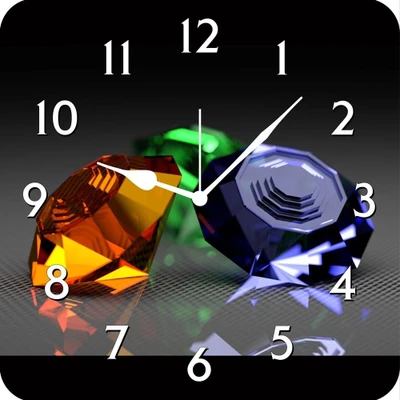 50% OFF on FurnishFantasy Minimalistic Diamonds Analog Wall Clock Multicolor 50% OFF on FurnishFantasy Minimalistic Diamonds Analog Wall Clock Multicolor