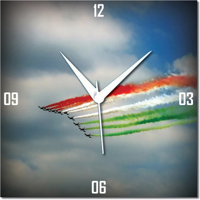 70% OFF on WebPlaza Republic Day Scene Analog Wall Clock Multicolor