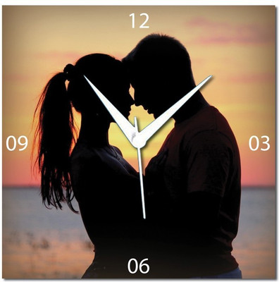 70% OFF on WebPlaza True Love Valentine Analog Wall Clock Multicolor