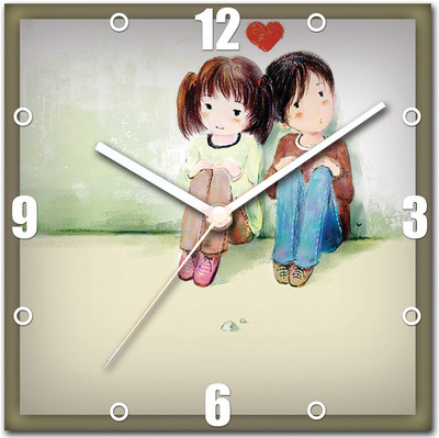 41% OFF on StyBuzz Young Couple in Love Analog Wall Clock Multicolor 41% OFF on StyBuzz Young Couple in Love Analog Wall Clock Multicolor