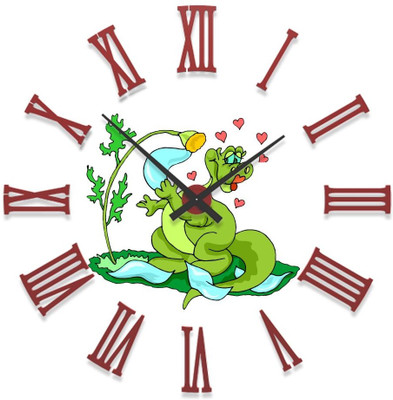 23% OFF on Ellicon B55 Cartoon Frog Analog Wall Clock White