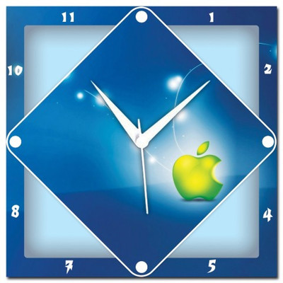 72% OFF on Amore Apple Logo 107425 Analog Wall Clock Blue