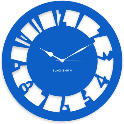 37% OFF on Blacksmith Blue Stylized Analog Wall Clock Light Blue 37% OFF on Blacksmith Blue Stylized Analog Wall Clock Light Blue