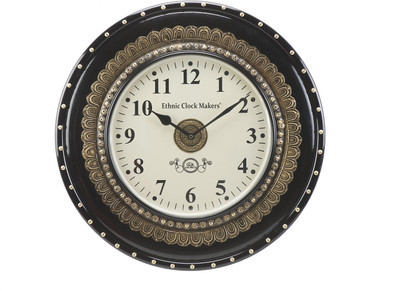 Ethnic SRS-551 Analog Wall Clock Black Ethnic SRS-551 Analog Wall Clock Black