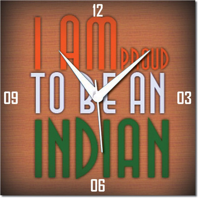 70% OFF on WebPlaza I Am Proud To Be An Indian Republic Day Analog Wall Clock Multicolor 70% OFF on WebPlaza I Am Proud To Be An Indian Republic Day Analog Wall Clock Multicolor