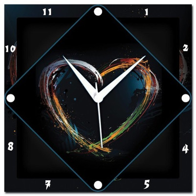 70% OFF on WebPlaza Graffiti Heart Analog Wall Clock Multicolor 70% OFF on WebPlaza Graffiti Heart Analog Wall Clock Multicolor