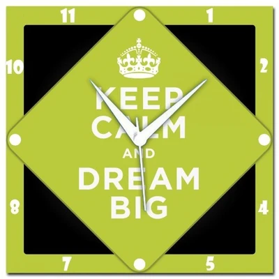 70% OFF on WebPlaza Keep Calm And Dream Big Analog Wall Clock Multicolor 70% OFF on WebPlaza Keep Calm And Dream Big Analog Wall Clock Multicolor