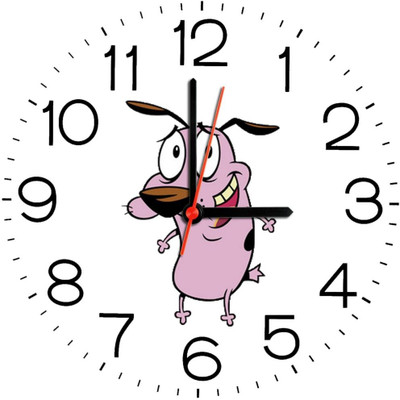 23% OFF on Ellicon B84 Funny Cartoon Analog Wall Clock White 23% OFF on Ellicon B84 Funny Cartoon Analog Wall Clock White