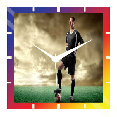 50% OFF on Moneysaver Football Analog Wall Clock Multicolor