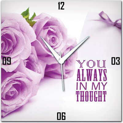 70% OFF on WebPlaza You Alwats In My Thought Analog Wall Clock Multicolor