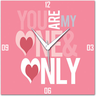 72% OFF on Amore You Are My Analog Wall Clock Pink 72% OFF on Amore You Are My Analog Wall Clock Pink