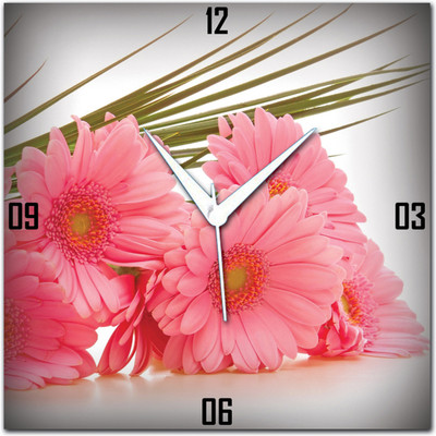 Amore Flowers Bouquet Analog Wall Clock Multicolor Amore Flowers Bouquet Analog Wall Clock Multicolor