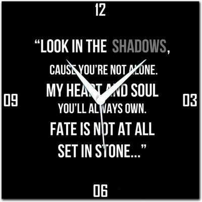 70% OFF on WebPlaza Look In The Shadoes Analog Wall Clock Multicolor 70% OFF on WebPlaza Look In The Shadoes Analog Wall Clock Multicolor