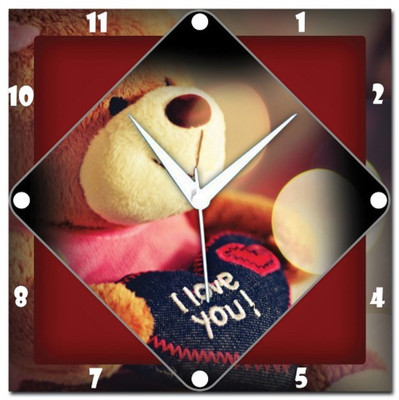 72% OFF on Amore Love You Teddy Analog Wall Clock Multicolor 72% OFF on Amore Love You Teddy Analog Wall Clock Multicolor