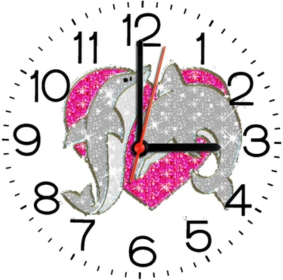 28% OFF on Ellicon 256 Two Fish Heart Analog Wall Clock White 28% OFF on Ellicon 256 Two Fish Heart Analog Wall Clock White