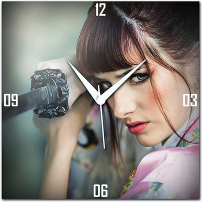 72% OFF on Amore Susan Coffey Analog Wall Clock Multicolor