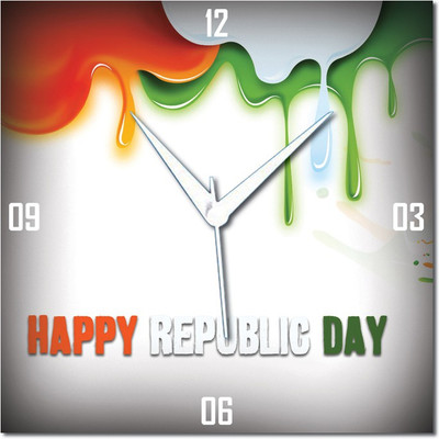70% OFF on WebPlaza Wonderful Republic Day Analog Wall Clock Multicolor 70% OFF on WebPlaza Wonderful Republic Day Analog Wall Clock Multicolor