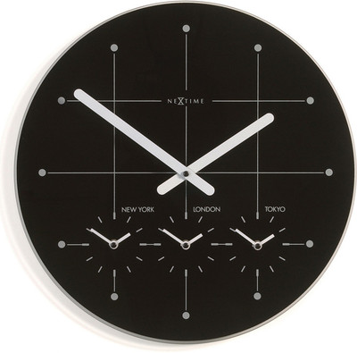 13% OFF on Nextime Big City Analog 42.925999999999995 cm Dia Wall Clock Black 13% OFF on Nextime Big City Analog 42.925999999999995 cm Dia Wall Clock Black