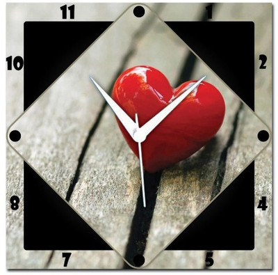 70% OFF on WebPlaza Red Heart Analog Wall Clock Multicolor 70% OFF on WebPlaza Red Heart Analog Wall Clock Multicolor