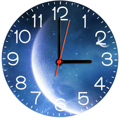 28% OFF on Ellicon 337 Moon And Star Analog Wall Clock White 28% OFF on Ellicon 337 Moon And Star Analog Wall Clock White