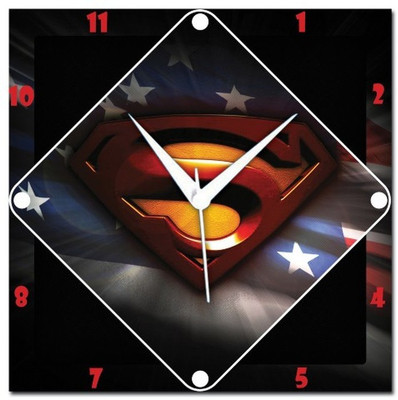70% OFF on WebPlaza Superman Analog Wall Clock Multicolor