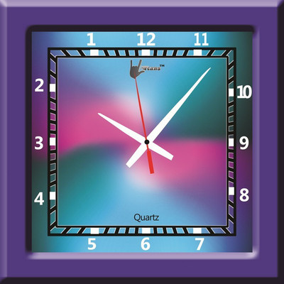 55% OFF on Lycans Anti 0145 Analog Wall Clock Blue, Purple