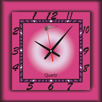 55% OFF on Lycans aNTI 0154 Analog Wall Clock Pink