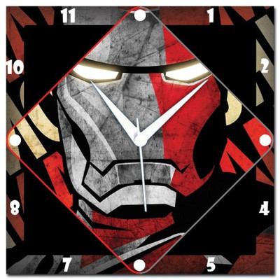 72% OFF on Amore Ironman 107598 Analog Wall Clock Multicolor