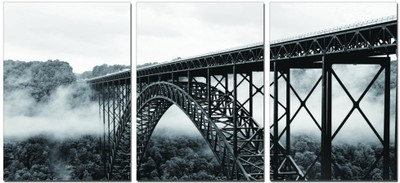 20% OFF on Fennel FLPS-11072ABC Non Framed Painting Wall Clock As In Image