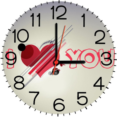 23% OFF on Ellicon B399 I Love You Analog Wall Clock White 23% OFF on Ellicon B399 I Love You Analog Wall Clock White