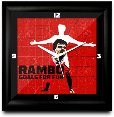 73% OFF on ShopMantra Ramsey Footballer Square Analog Wall Clock Black 73% OFF on ShopMantra Ramsey Footballer Square Analog Wall Clock Black