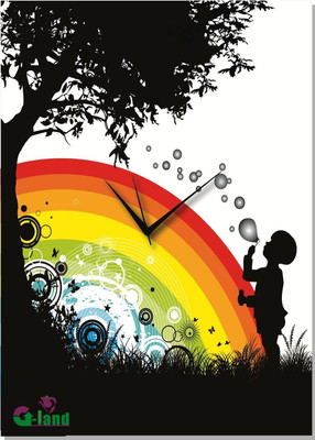 11% OFF on G-land Wooden Black tree Analog Wall Clock Multicolor 11% OFF on G-land Wooden Black tree Analog Wall Clock Multicolor