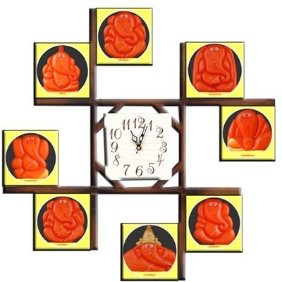 59% OFF on Smileonline Customized 8PC Big Analog Wall Clock Multicolor 59% OFF on Smileonline Customized 8PC Big Analog Wall Clock Multicolor