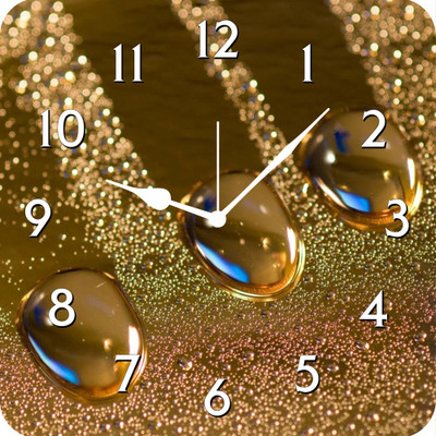 50% OFF on FurnishFantasy Water Drops Analog Wall Clock Multicolor 50% OFF on FurnishFantasy Water Drops Analog Wall Clock Multicolor