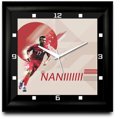 73% OFF on ShopMantra Nani Portugal Football Square Analog Wall Clock Black