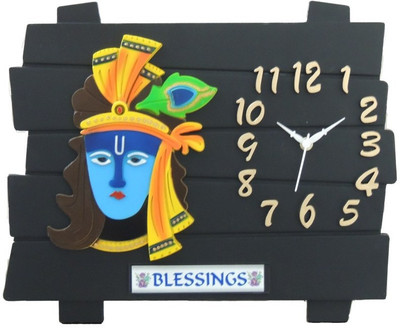 43% OFF on Skylift Krishna Plastic Analog Wall Clock Black 43% OFF on Skylift Krishna Plastic Analog Wall Clock Black