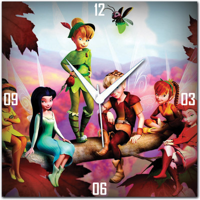 72% OFF on Amore Tinkerbell Analog Wall Clock Multicolor