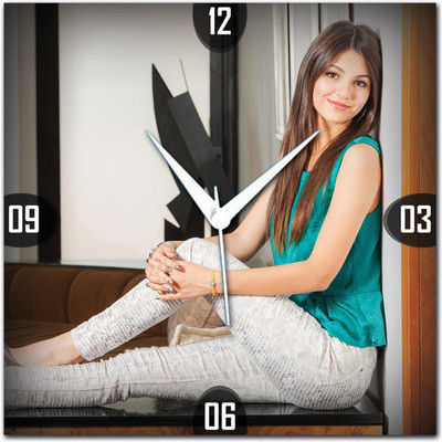 72% OFF on Amore Victoria Justice Analog Wall Clock Multicolor 72% OFF on Amore Victoria Justice Analog Wall Clock Multicolor