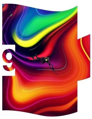 41% OFF on Smileonline 9WC-18 Analog Wall Clock Mulitcolor