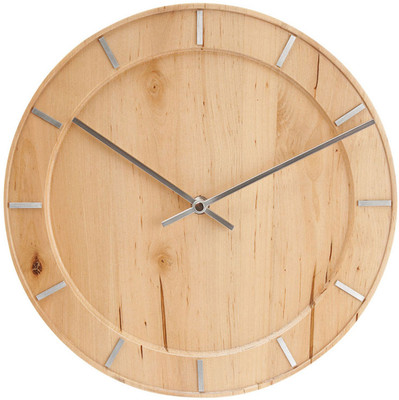 Karlsson Pure Natural Wood Analog Wall Clock Brown Karlsson Pure Natural Wood Analog Wall Clock Brown
