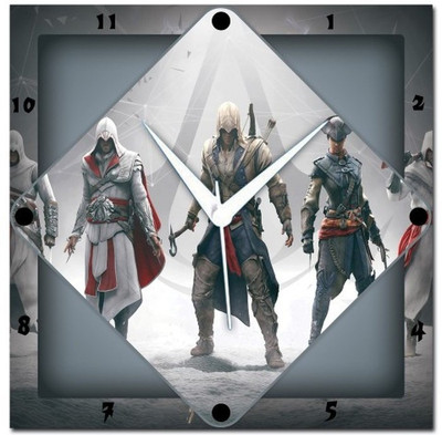 70% OFF on WebPlaza Assassins Creed Analog Wall Clock Multicolor